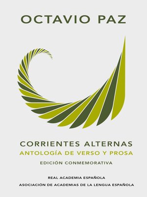 cover image of Corrientes alternas. Antología de verso y prosa